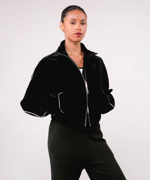 JP311 VELVET JACKET чёрный