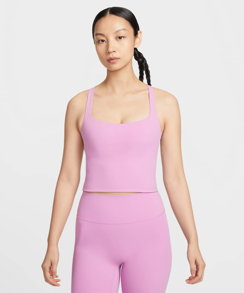 Спортивный топ-бра Zenvy Light Support W - Light Magenta:White / IB9873-503