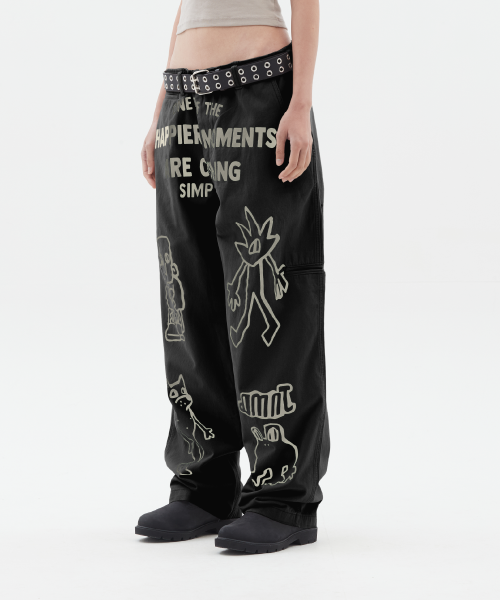 Painting Chino Pants_Black