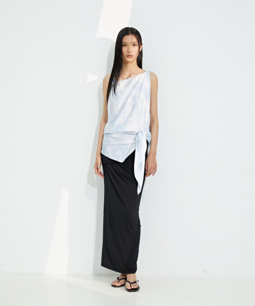 Туника Knotted_Sky blue