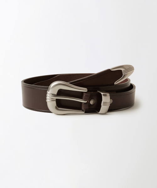아웃스탠딩 OSTD WESTERN BELT_BROWN