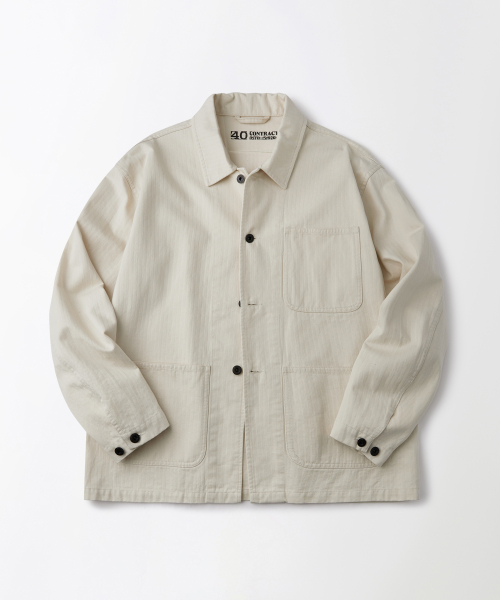 USN N-3 HBT JACKET_ECRU