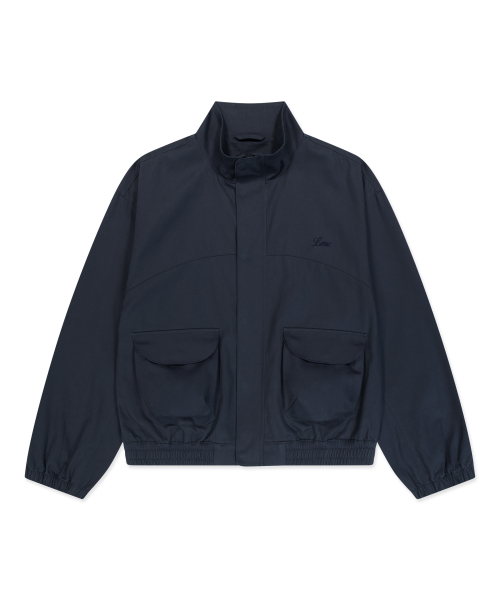 CARGO BOMBER JACKET navy