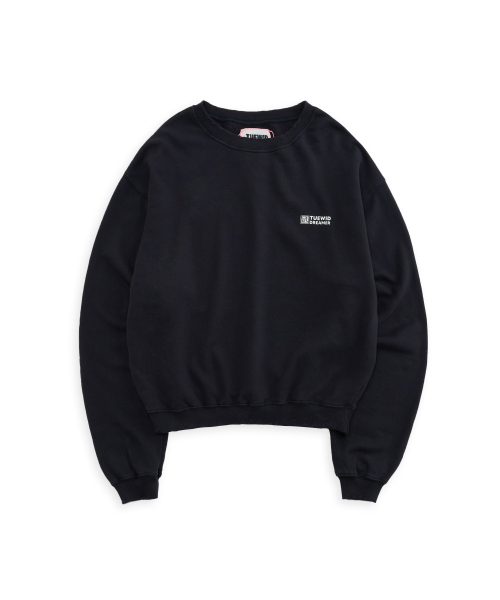 Dreamer logo setup vintage Soft fleece sweatshirts in dark navy