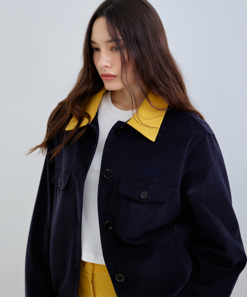 Signature Nobutna Bomber Jacket - Navy