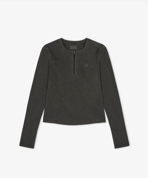 NBNDG2W312 / WOMEN длинный рукавтее (DARK GRAY)