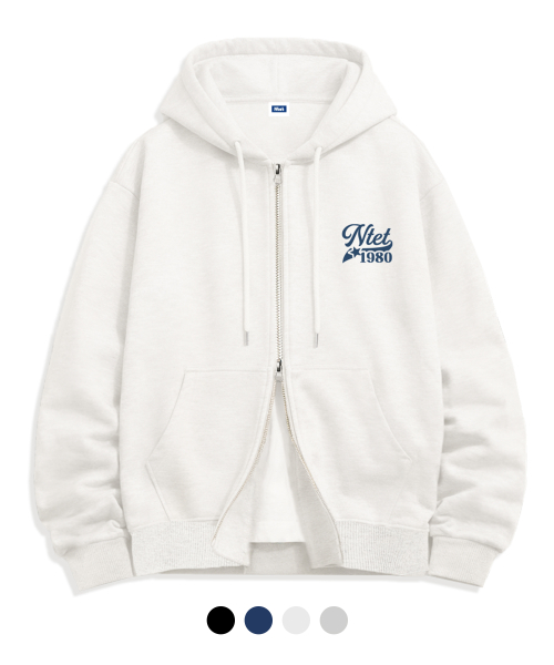 script star logo 2-way zip-up (4color)