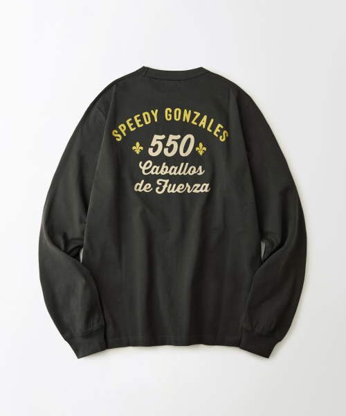 [LOONEY TUNES] LONG SLEEVE(SPEEDY GONZALES)_CHARCOAL
