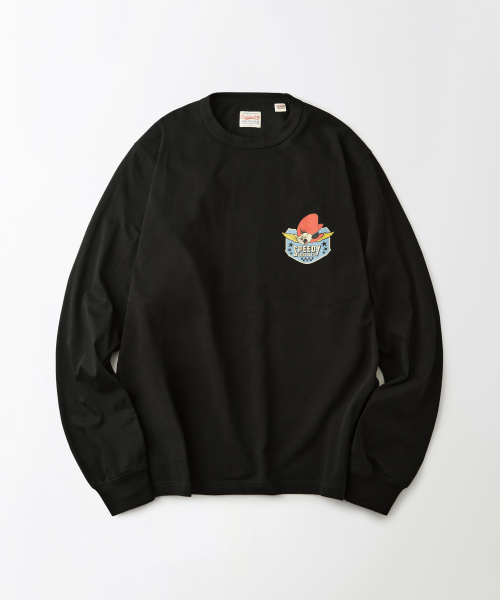 [LOONEY TUNES] LONG SLEEVE(SPEEDY GONZALES)_BLACK