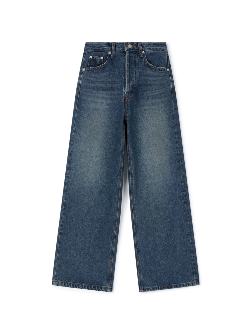 Wide Denim Pants 001