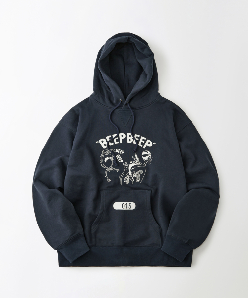 [LOONEY TUNES] HOOD SWEAT(BEEP BEEP)_NAVY