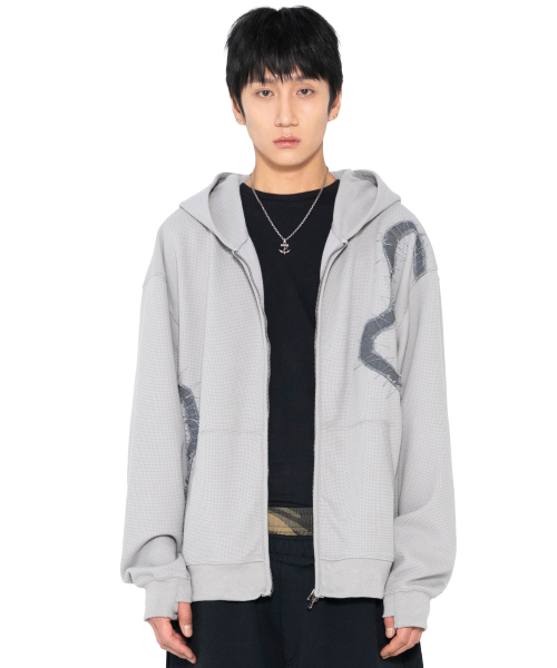 XTT151 капюшон молния (GRAY)