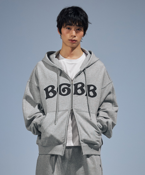 BGBB Zip-Up Hoodie (Gray)