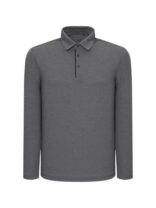 BOOST_длинный рукав теерубашка_Melange GREY