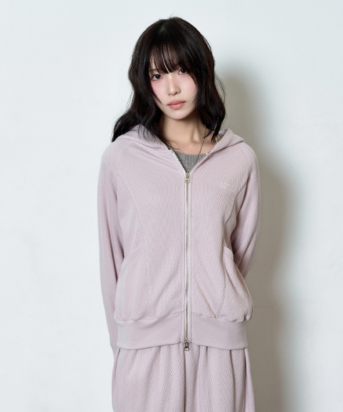 BUNNY TRAINING HOOD НА МОЛНИИ-UP / РОЗОВЫЙ