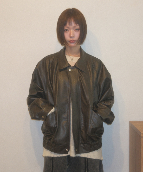 RILT LEATHER КУРТКА / КОРИЧНЕВЫЙ