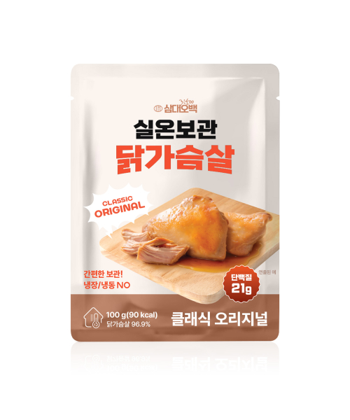 삼대오백 간편 실온 닭가슴살 오리지널 100g x 10팩