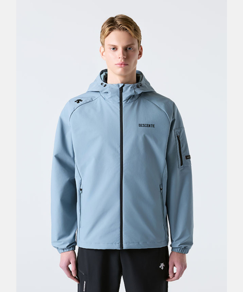 Худи на молнии с подкладкой Denim Blue SR123TWT22