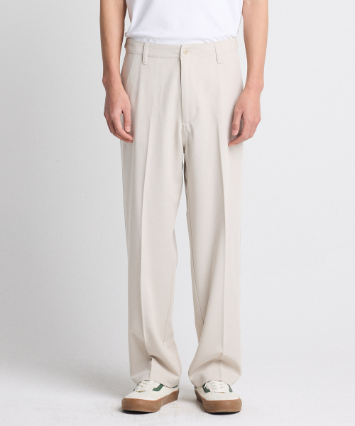 Свободные брюки CODIGALLERY Beige (Straight)_CPAWZ08NSF