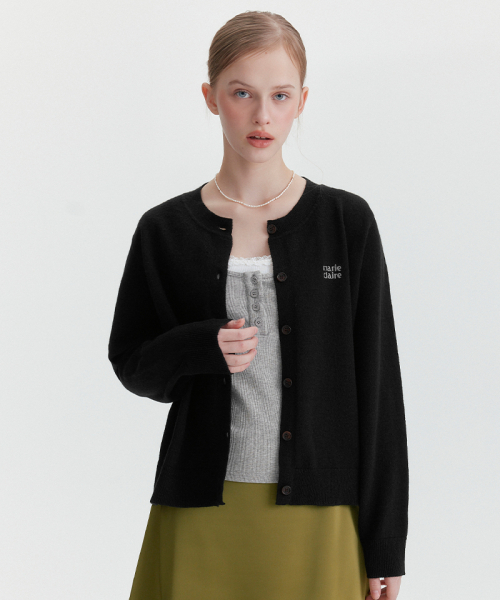 Базовый кардиган с лого Plain (MAGAKC08MBK)