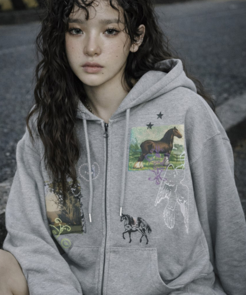 Худи на молнии HOREY [UNISEX]_2color