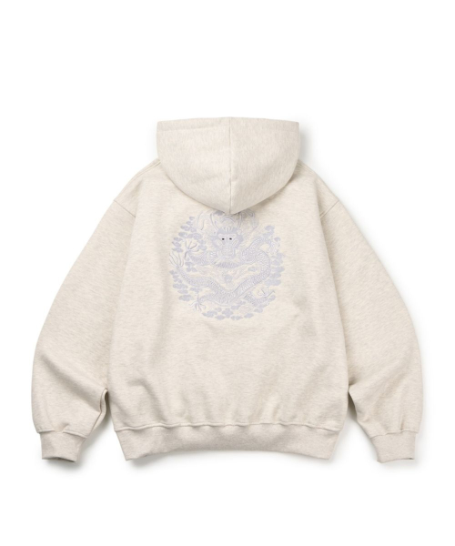 (На флисе) Худи Traditional embroidery (Oatmeal)