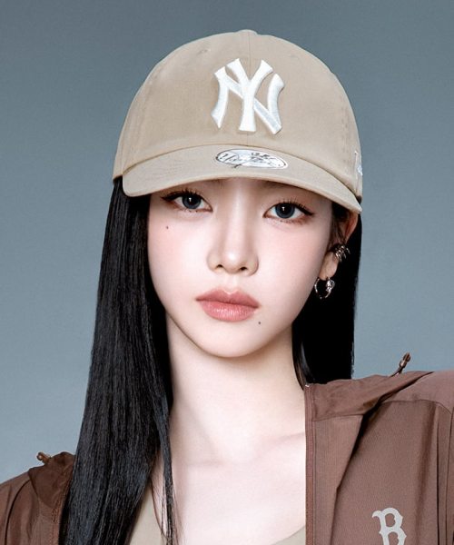 시그니처 언스트럭쳐 볼캡 NY (Mg.Sand)