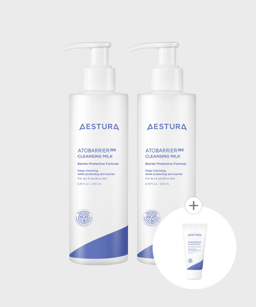 아토베리어365 클렌징밀크 200ml x2