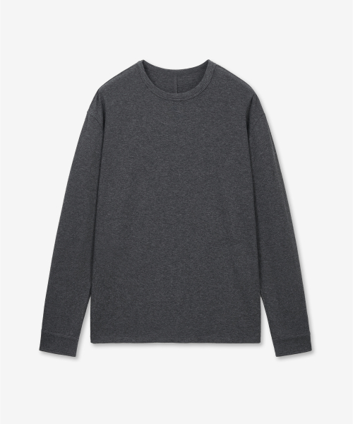 Wool Blend Jersey Long Sleeves (Dark Grey) TNTS6E102CG