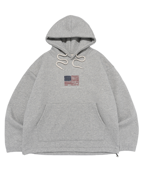 Худи на завязках American National (Grey)
