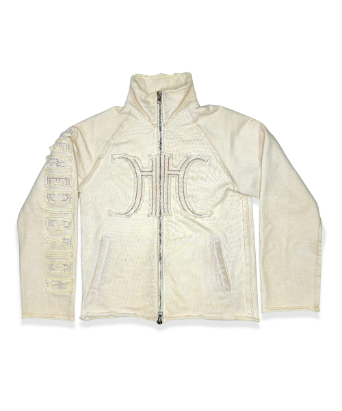 Raw Heavy-fleece Zip-up OAT BEIGE