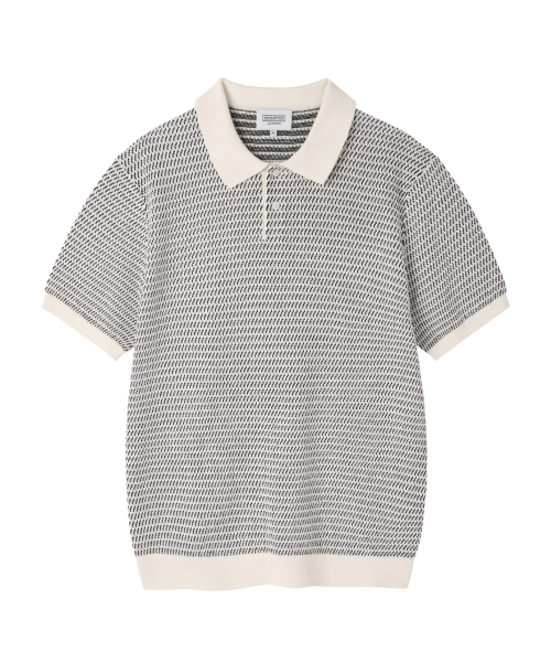 COLLAR SWEATER - O/WHITE (P262MKT130)