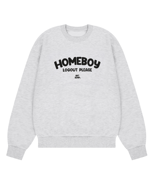 Свитшот с начесом HOMEBOY SWEATSHIRTS (MELANGE)