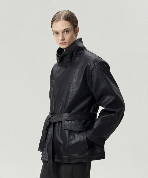 FUNNEL NECK QUILTED JACKET