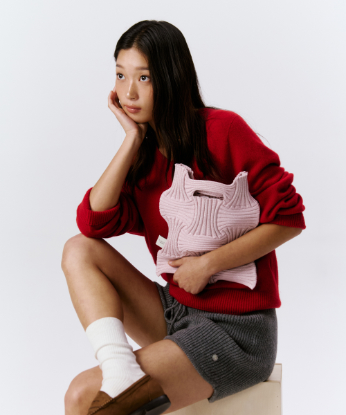 뉴보우백 글리터페일핑크