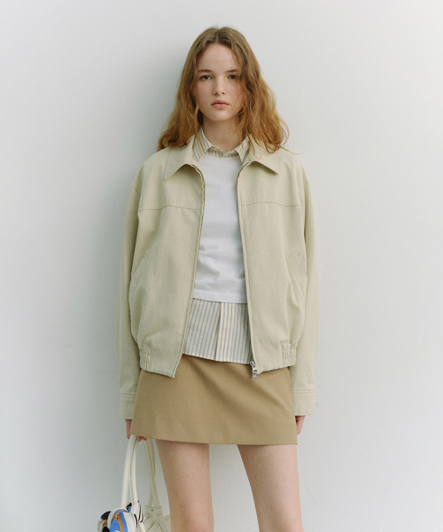 унисекс с воротником BLOUSON куртка UDJU6A109 SEASALT серый