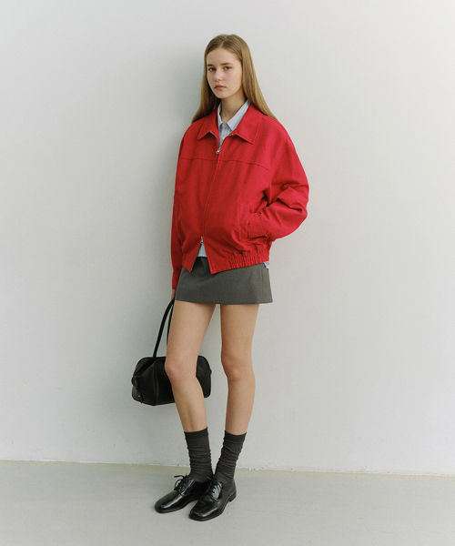 унисекс с воротником BLOUSON куртка UDJU6A109 RED