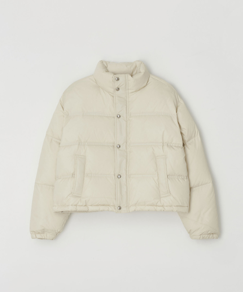 Cropped Goose Down (Cream)