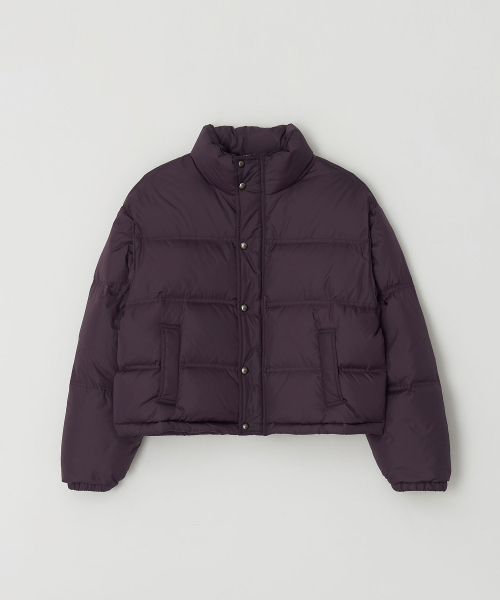 Cropped Goose Down (Purple)