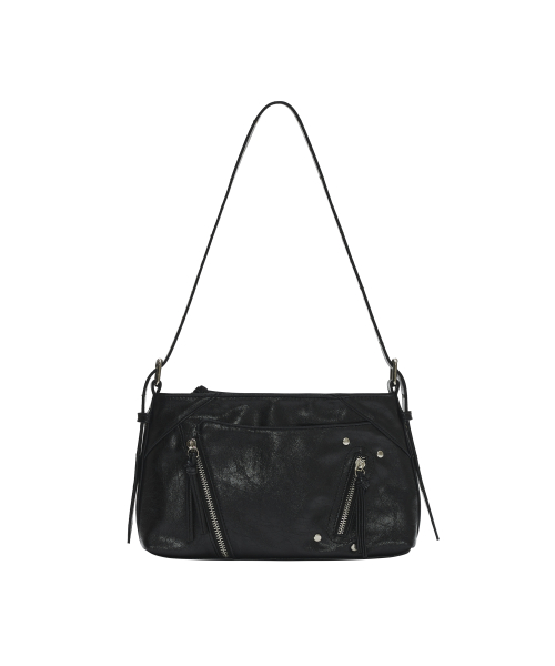 EYELET SHOULDER BAG чёрный