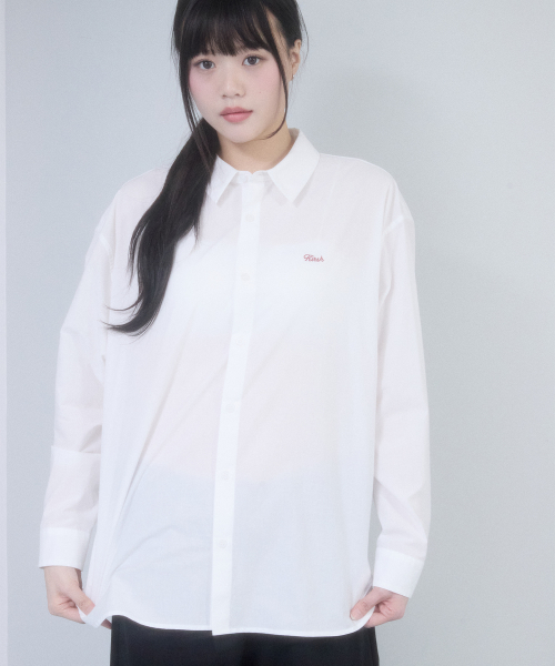Свободная рубашка Plain White