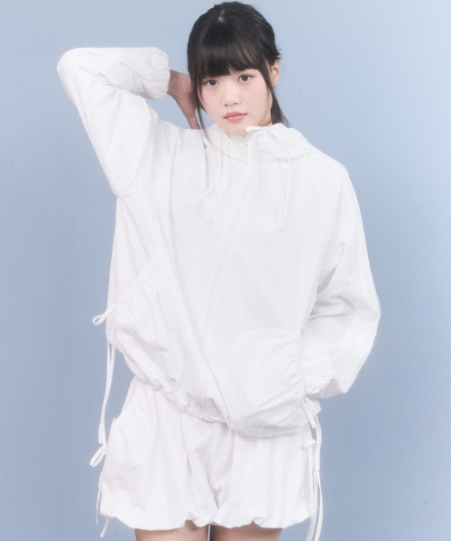 LACE POINT LOOSE-FIT ветровка (WHITE)