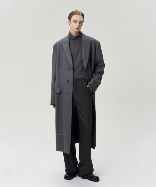унисекс REMOVABLE COLLAR COAT