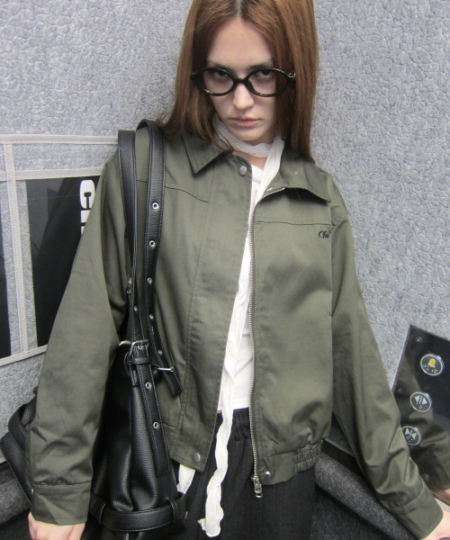 Куртка-блузон с воротником Khaki