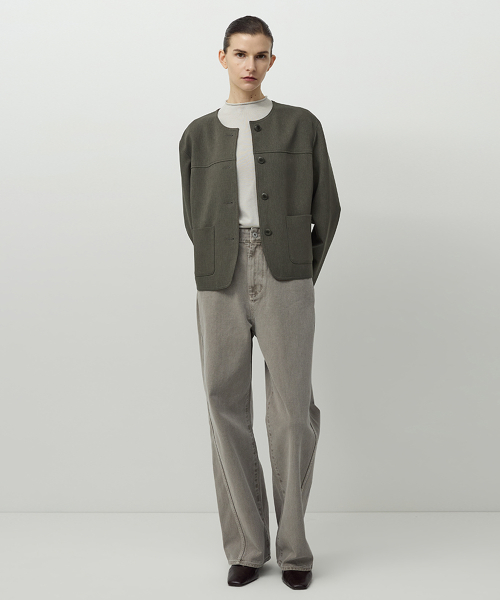 Brief Collarless куртка Mud