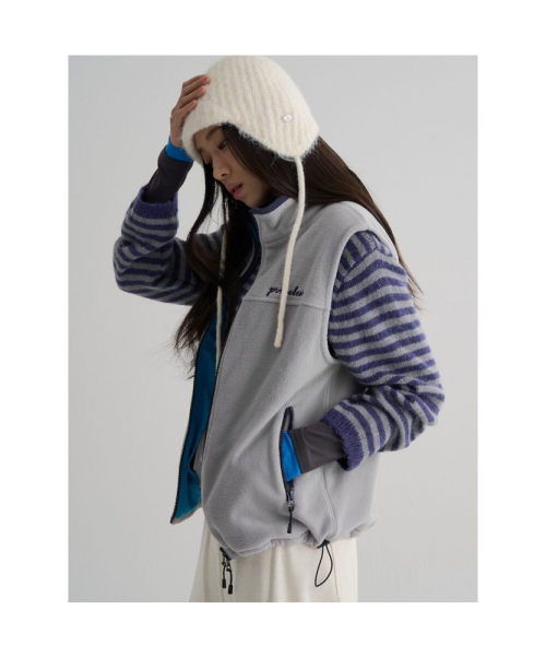 Флисовый жилет Light Grey