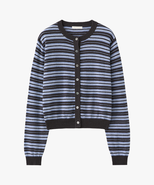 Женский кардиган Cotton Boucle ST, Charcoal