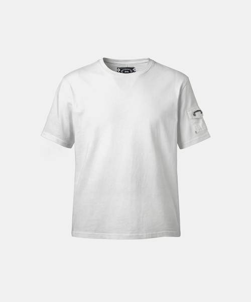新品【BADBLOOD】Short Sleeve T-Shirt - White MUSINSA公式 | BADBLOOD Viper Pocket Short Sleeve T-Shirt V2 - White