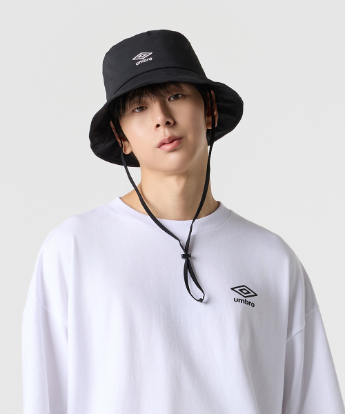 에센셜 스트레치 와이드 버킷햇 블랙 UR123CHT32