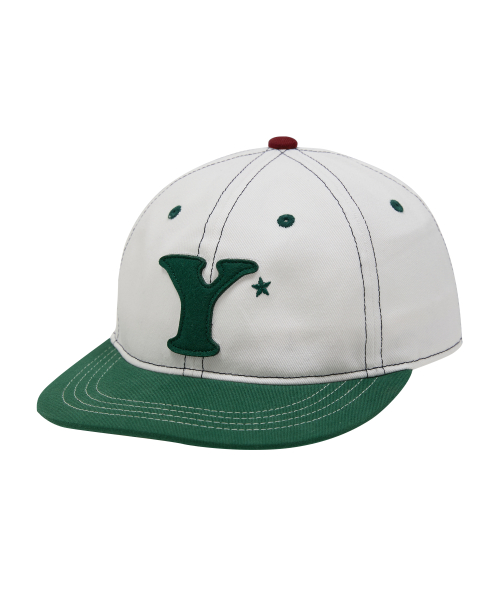 Y Logo Applique Cap IVORY